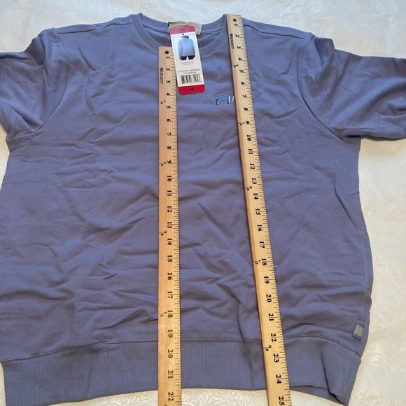 Fila Long Sleeve Crew Neck Sweatshirt with Pockets Purple Medium M NWT - Picture 8 of 10